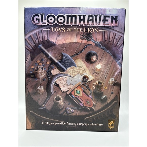 Cephalofair Games Other - Gloomhaven: JAWS OF THE LION Board‎ Game. Pre-Iwned
